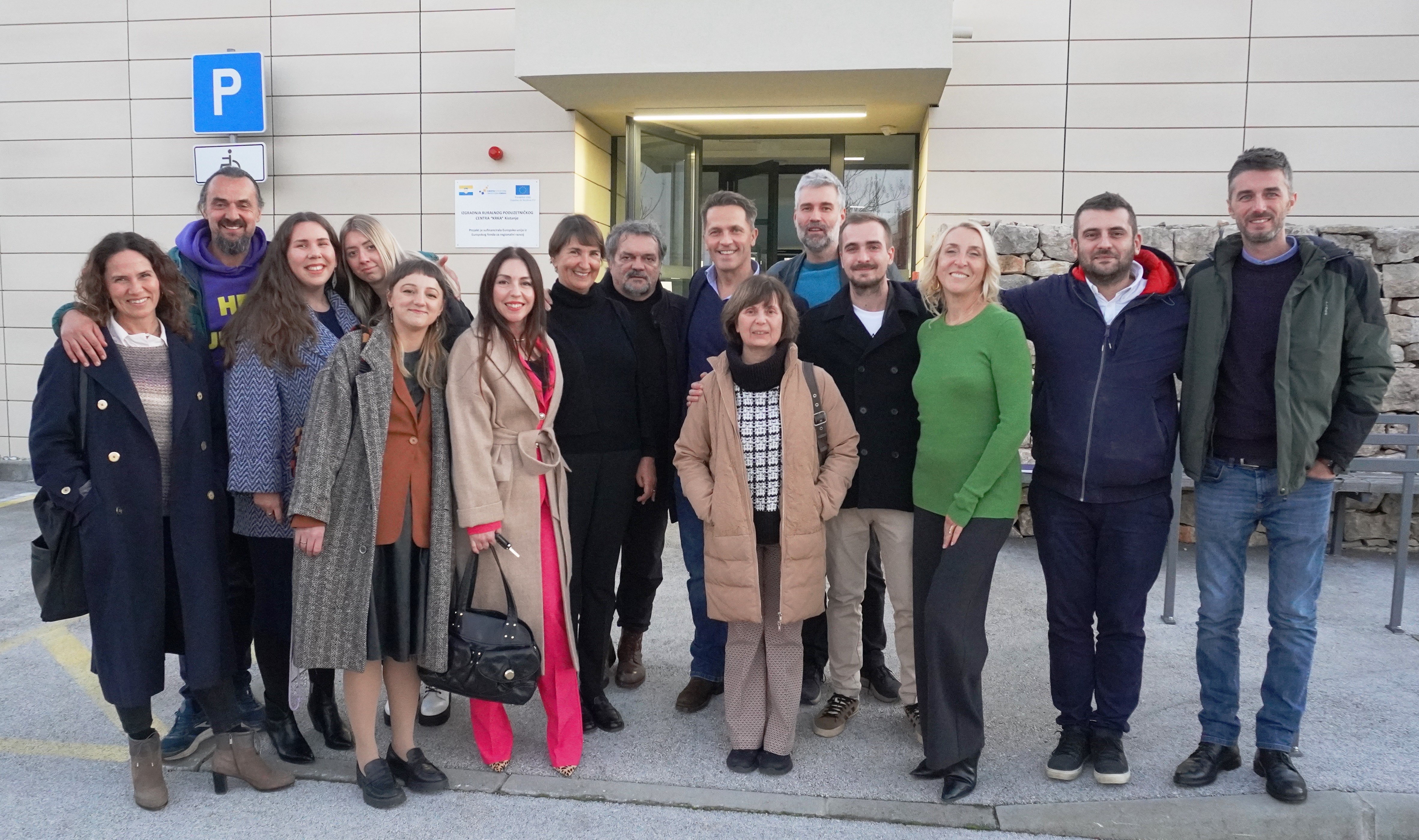 Attendees at the Ajmo Lokalno pilot project presentation