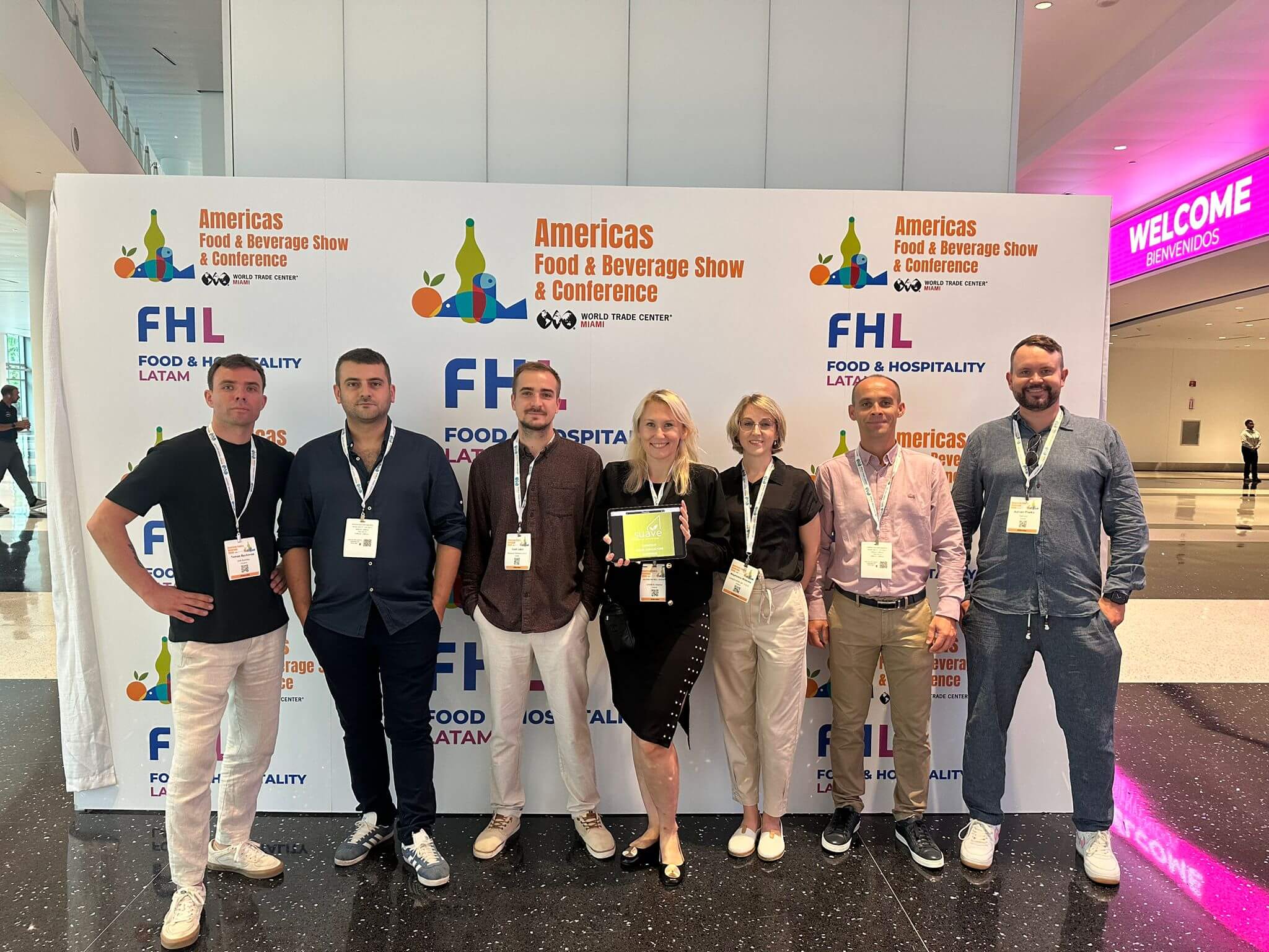 The Plodie team at the Americas Food & Beverage Show in Miami