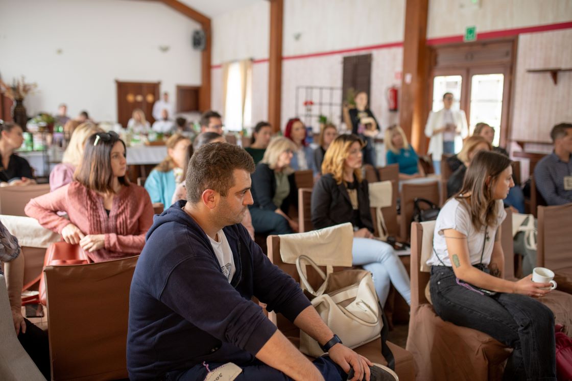 An image of the audience on our conference